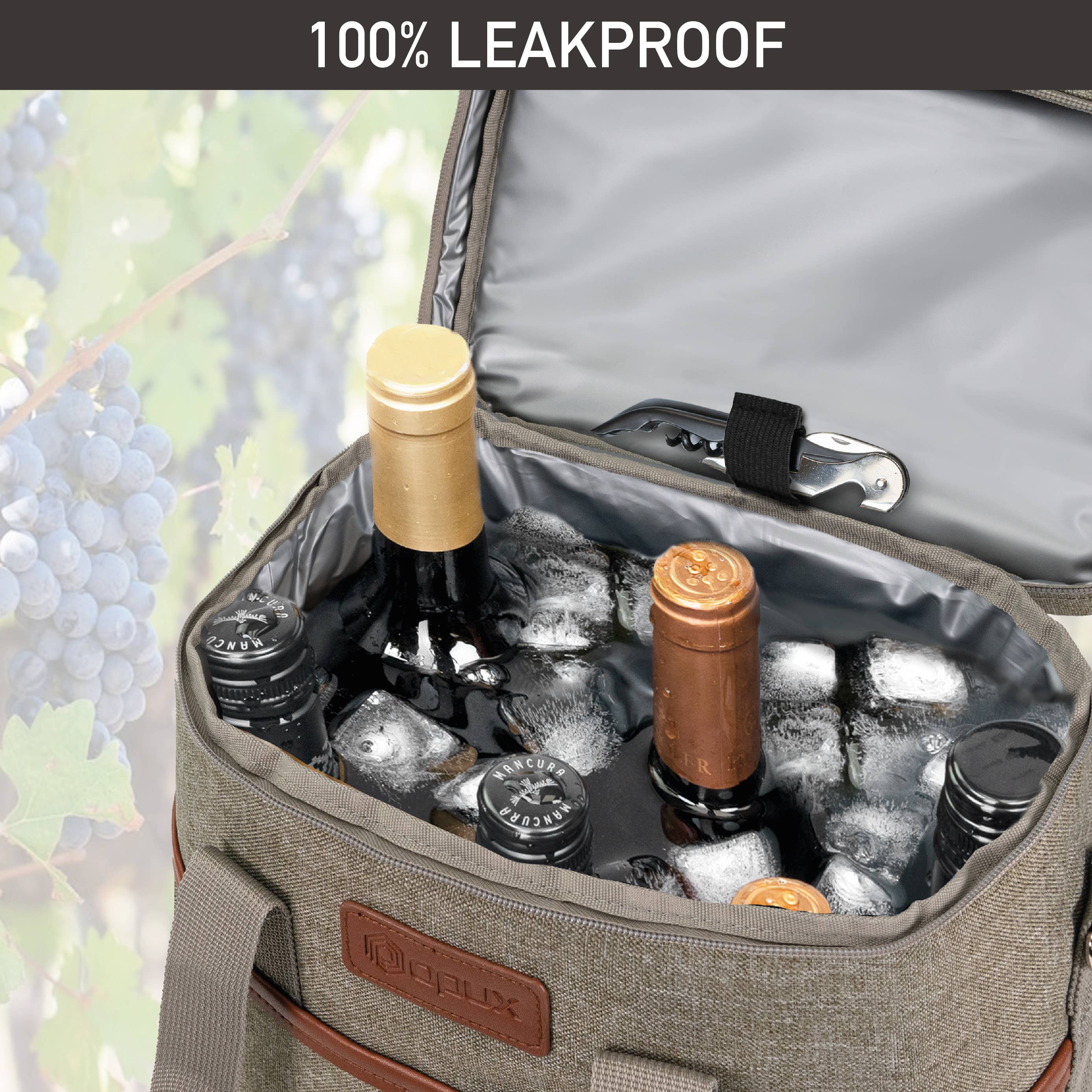 OPUX - Wholesale Wine Tote - 6 Bottle Wine Carrier Bag20