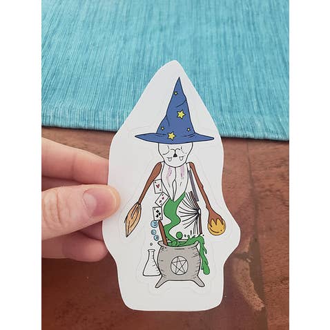 Wizard Vinyl Sticker for wholesale by Samoot Design Inc