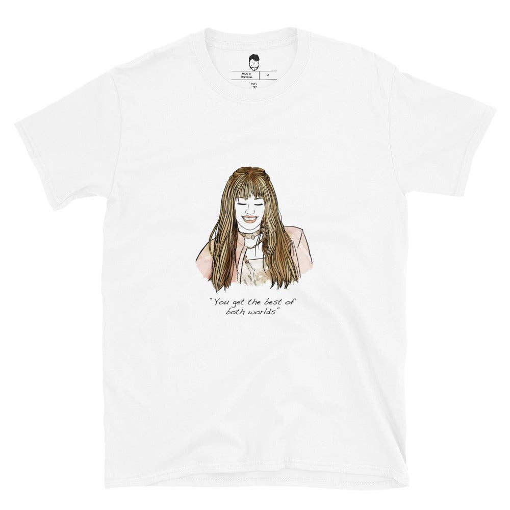 El loco del Pelo Rizo - Venta al por mayor Camiseta serigrafiada - Mujer - Camiseta  Hannah Montana0