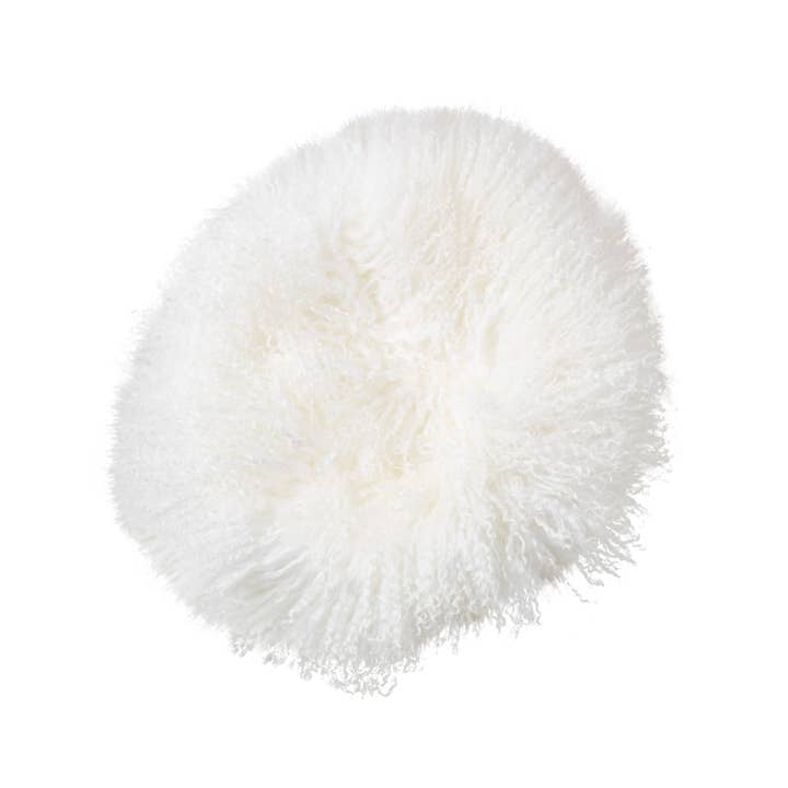 Saro Lifestyle - Wholesale Stool - Mongolian Lamb Fur Stool6