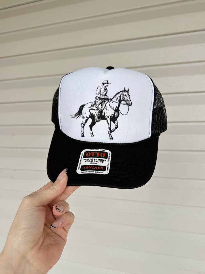 Cowpoke Truckerkeps (Flera färgalternativ) för wholesale av Gunpowder and Glam Boutique