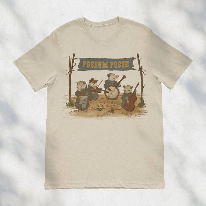 Cluster Funk Studio - Wholesale T-Shirt (Graphic) - Unisex - Possum Posse Unisex Shirt1