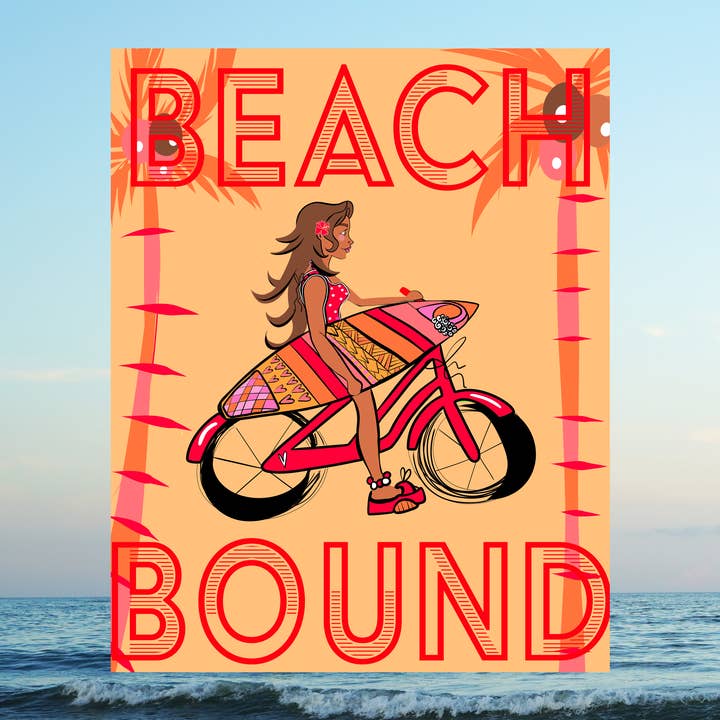 Impression d'art Surfer Girl pour la vente par Of Light & Sea