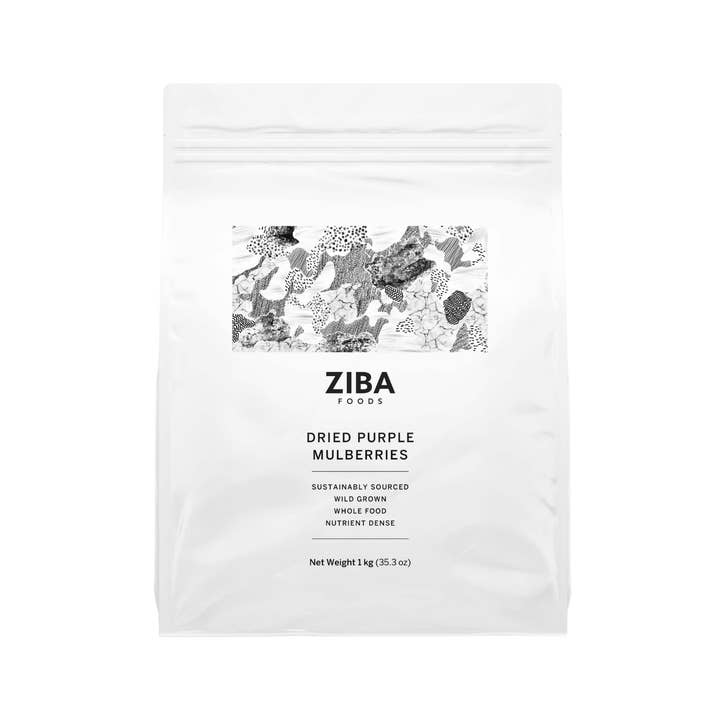 Dried Purple Mulberries Bulk, Vegan 1kg for wholesale by Ziba Foods