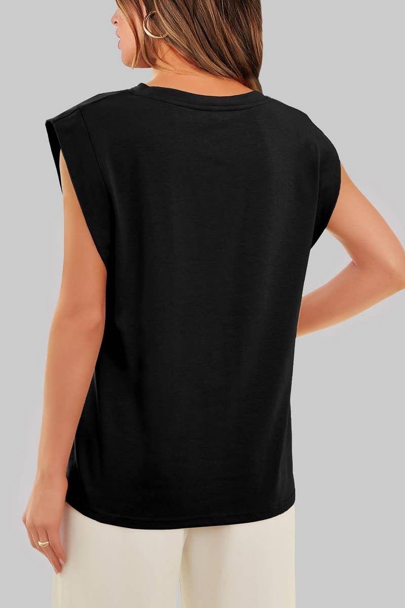 Lily Clothing - Wholesale T-Shirt - Women's - ROUND NECK LOOSE SHORT SLEEVE T SHIRT_CWTSTS033123