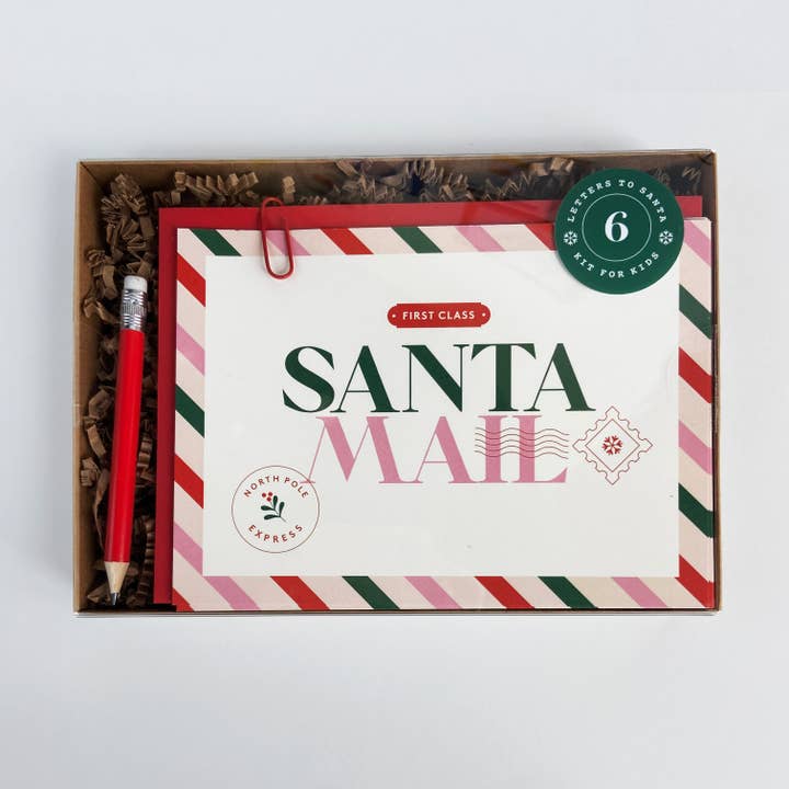 Spaghetti & Meatballs - Wholesale Christmas Card - Santa Mail: Letters to Santa- Kit for Kids