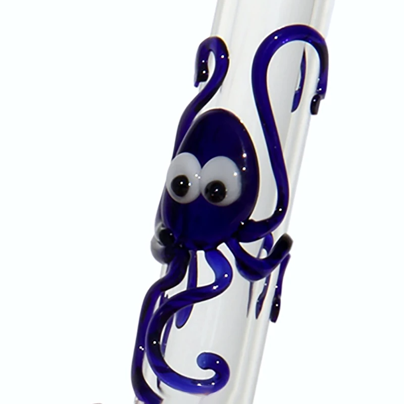 Glass Sipper Reusables Inc - Wholesale Rietjes - Octopus herbruikbare glazen drinkrietjes2