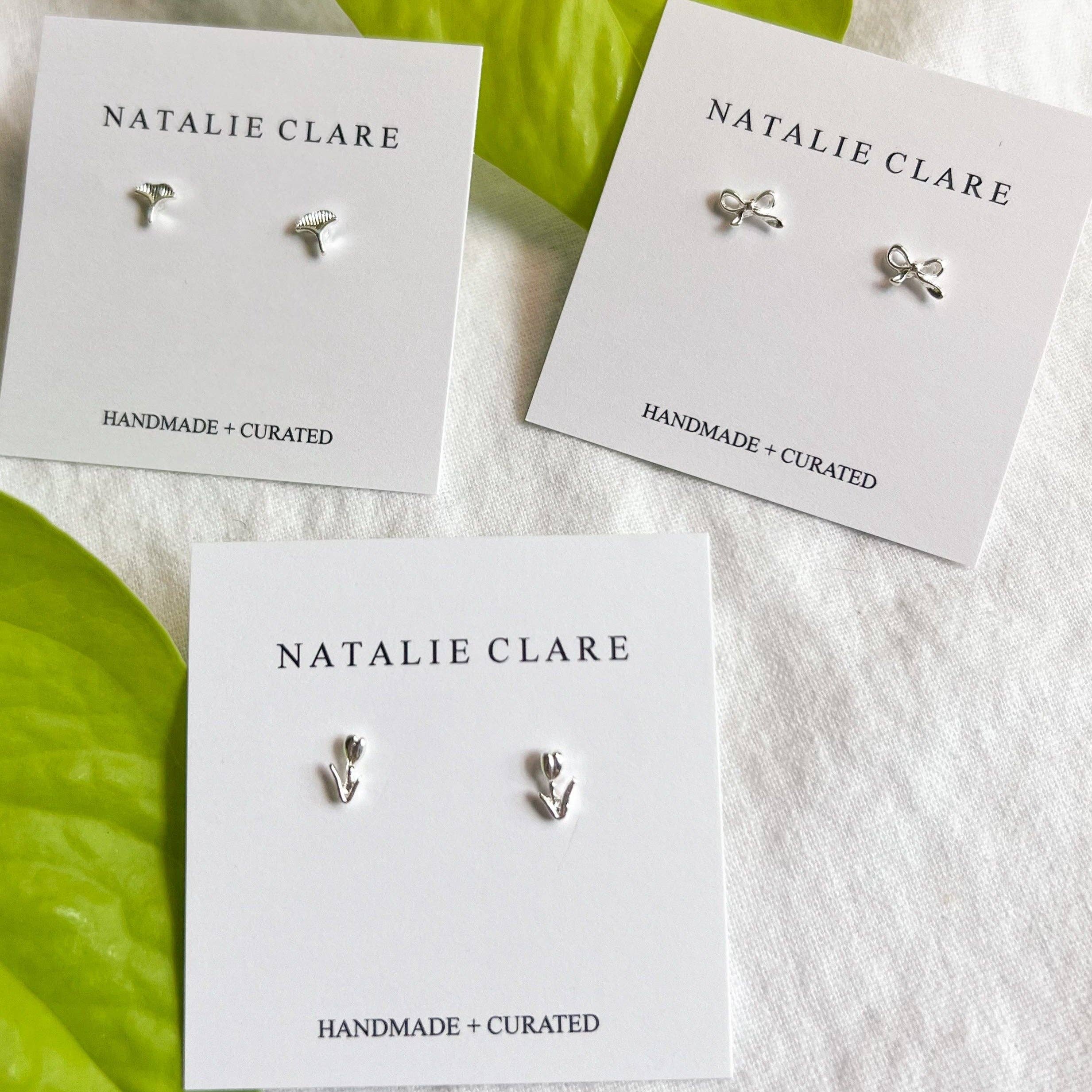 Natalie Clare Collections - Wholesale Stud/Post Earrings - Mini Silver Tulip Studs3