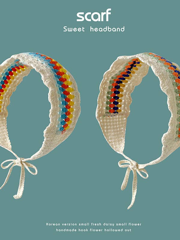 Gehaakte Regenboog Haarband - De Perfecte Zomeraccessoire voor wholesale door Funkyrel® Atzbranding Limited