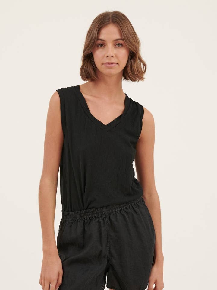 COURT LIN - NOIR pour la vente par Primness