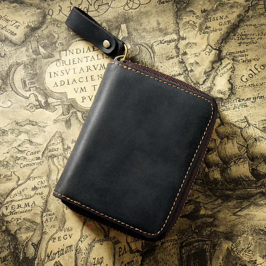 American Leather Goods - Wholesale Card Holder - Unisex - Credit Card Holder for Men Women, Geniune Leather Wallet0