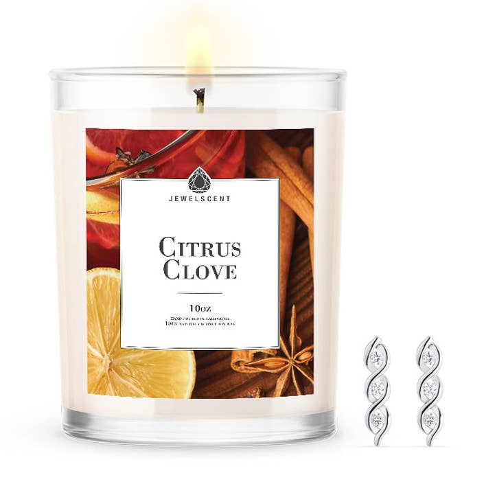 Vela Citrus Clove Signature Jewelry de 10 onzas para venta al por mayor de JewelScent
