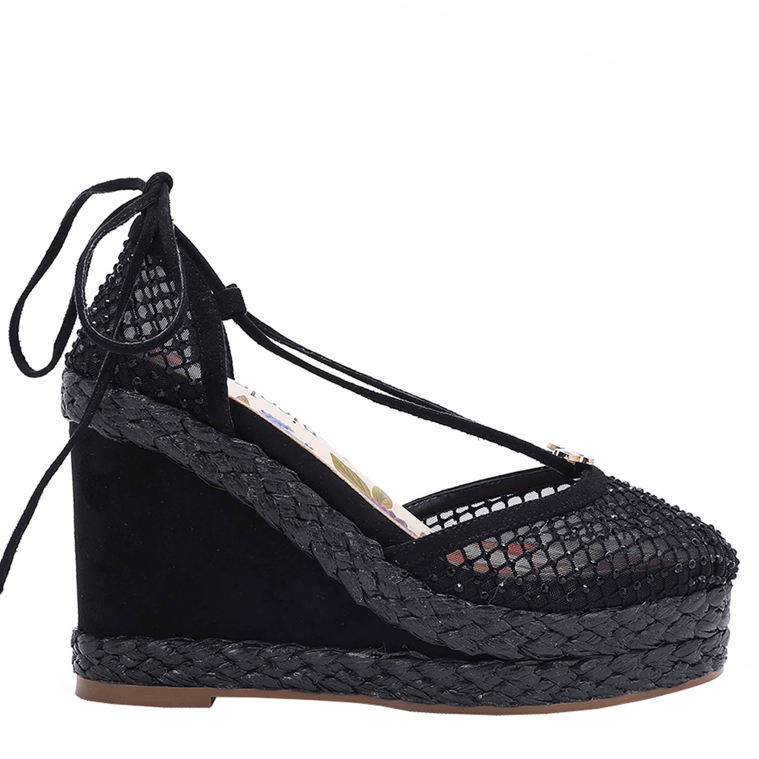 Nicole Lee USA – wholesale Skor med kilklack - Dam – MAYA WRAP ESPADRILLE KILKLACKSANDAL2