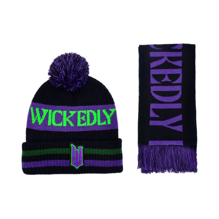 Wickedly Beautiful Beanie & Scarf Set for wholesale by Concept One