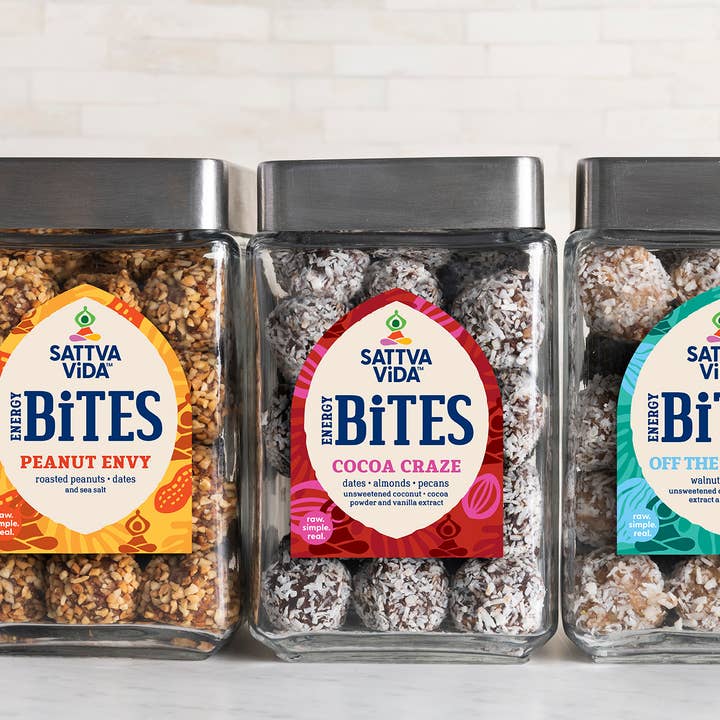 Peanut Envy, Bulk Boxes of Energy Bites, 40 Count (Copy) for wholesale by Sattva Vida