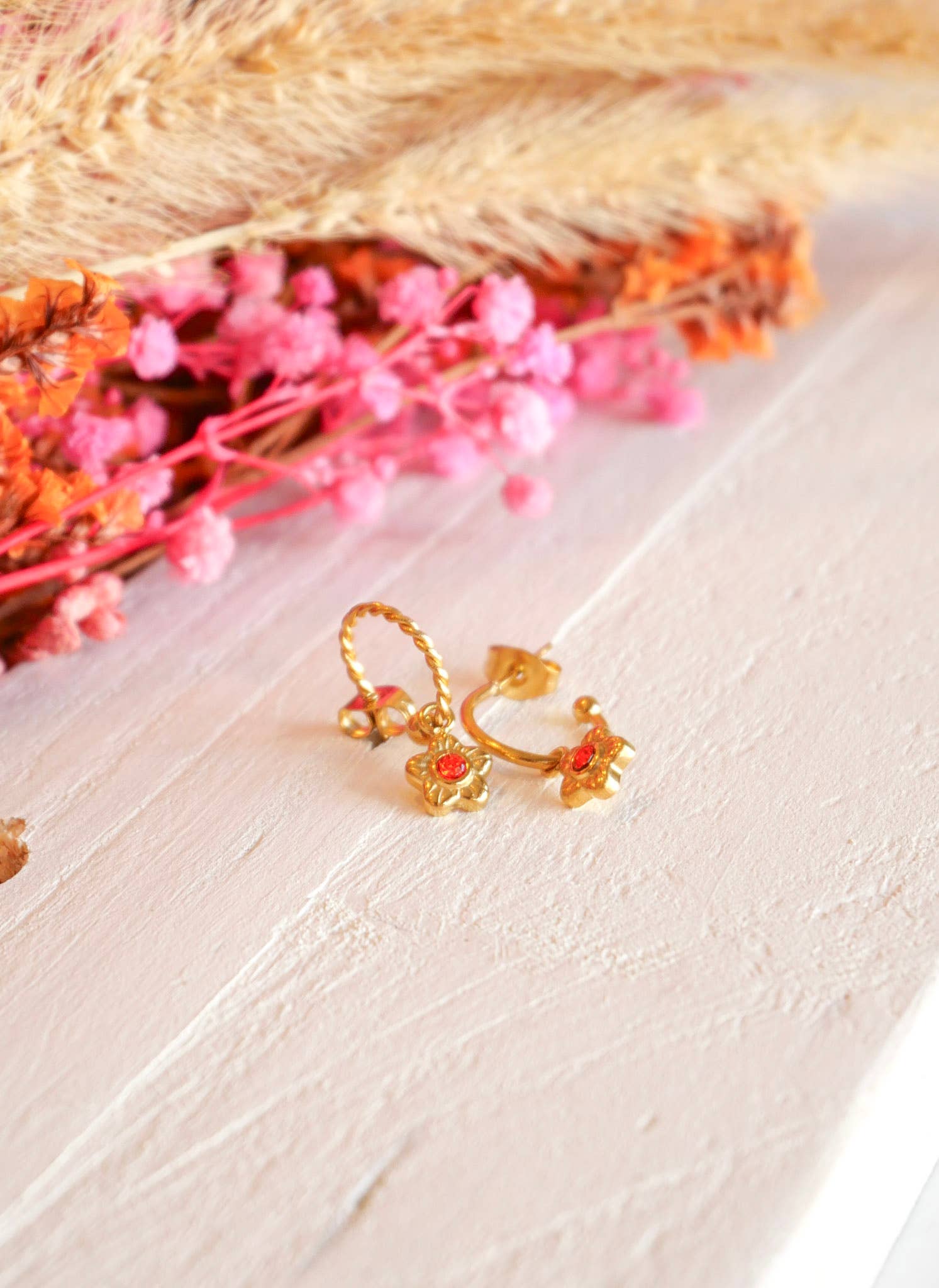 Azeria Création - Wholesale Huggie Earrings - Héna Mini Creole7