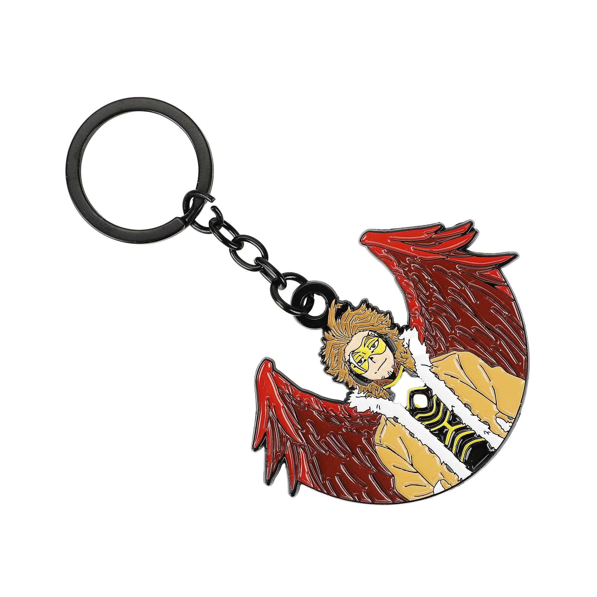 Bioworld Merchandising - Wholesale Keychain - Unisex - My Hero Academia Hawks 2.25" X 1.75" Keychain0