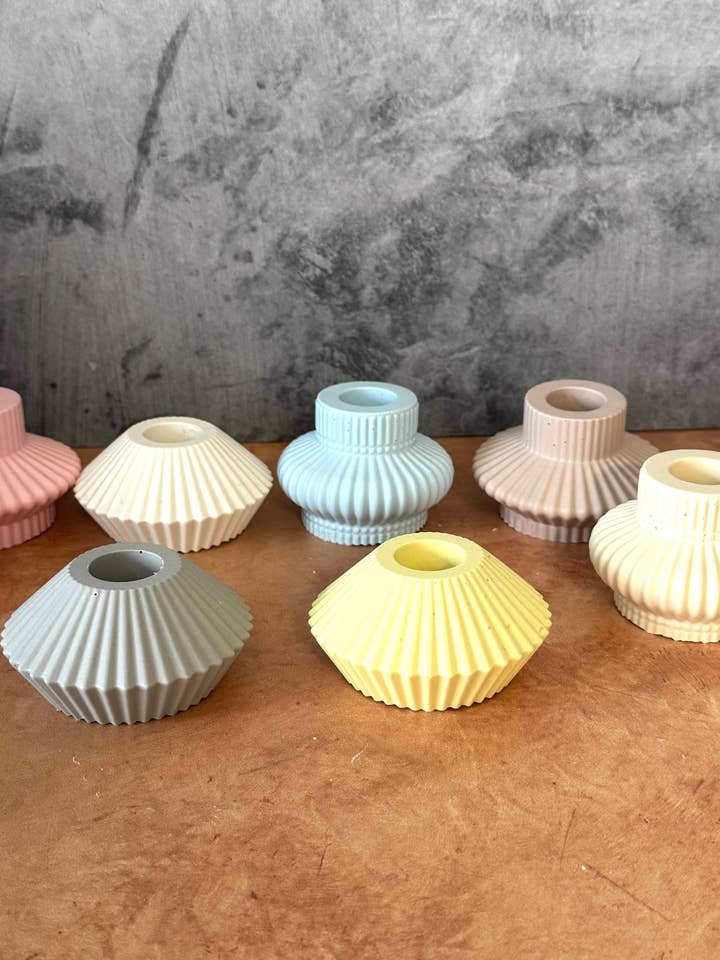 Lined, Geometric Candlestick Holders, Home Decor, candle holders, tabletop for wholesale by Acute Designs