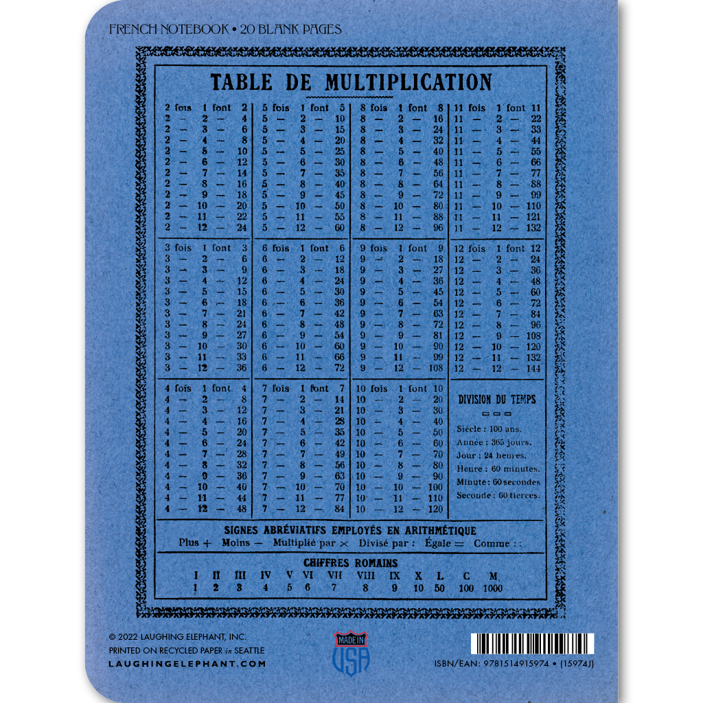 Laughing Elephant – Caderno por atacado – Le Parfait - Caderno Francês2