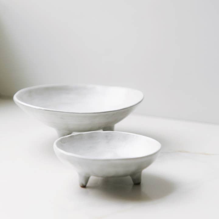 Fodory - Wholesale Decorative Plate/Dish/Bowl - Footed Ceramic Display Bowl
