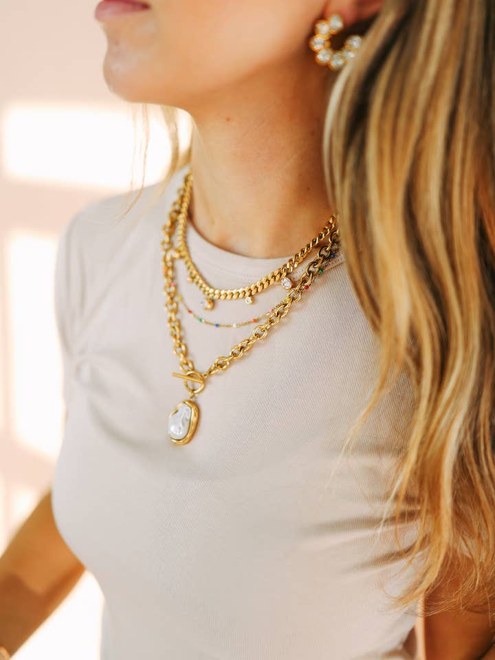 Colar de Pérolas Barrocas Cora por atacado de BELJOY