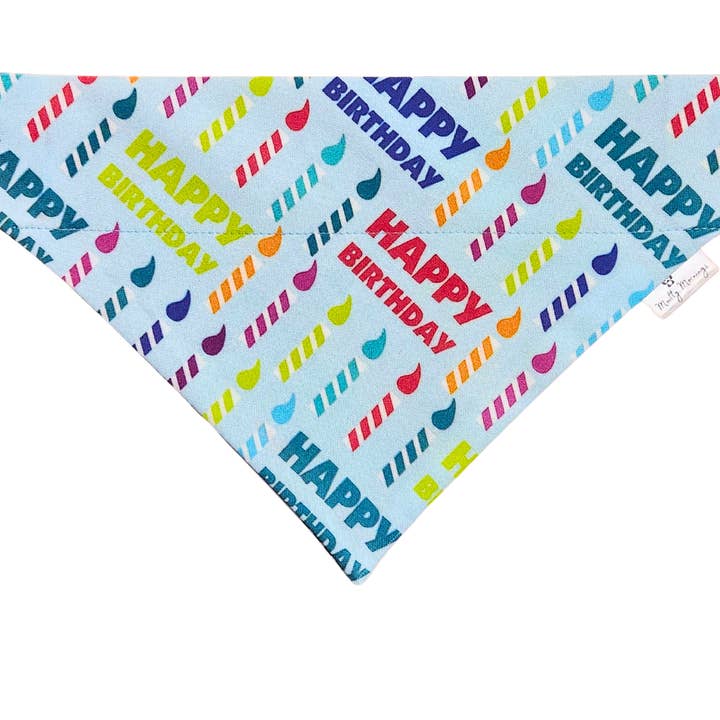 Bandeau pour animaux de compagnie "Joyeux Anniversaire" pour la vente par Mutty Mornings