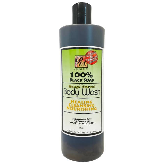 RA Cosmetics, LLC - Wholesale Body Wash/Shower Gel - African Black Soap Body Wash Mango 16 oz