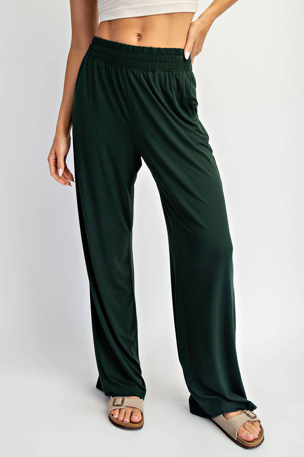Rae Mode - Wholesale Pants - Women's - VISCOSE MODAL WIDE LEG PANT40