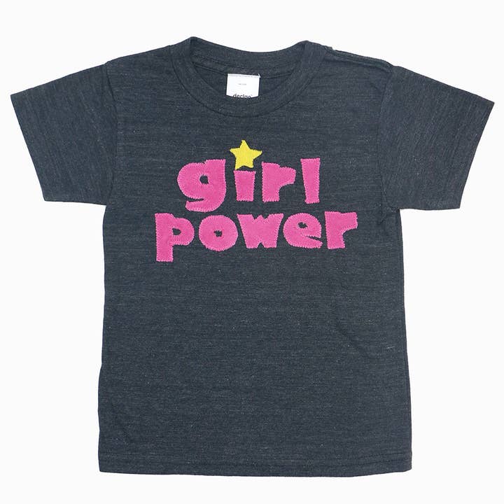 Kids Girl Power Short Sleeve Tee for wholesale by declan
