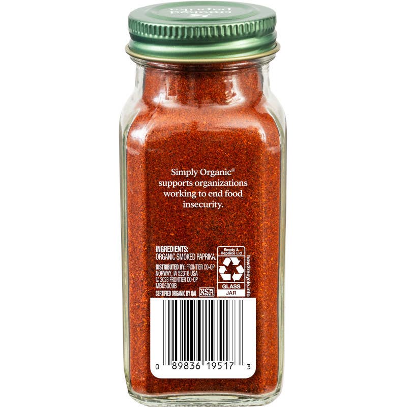 Simply Organic - Wholesale Dried Spice - Simply Organic Smoked Paprika, Certified Organic2