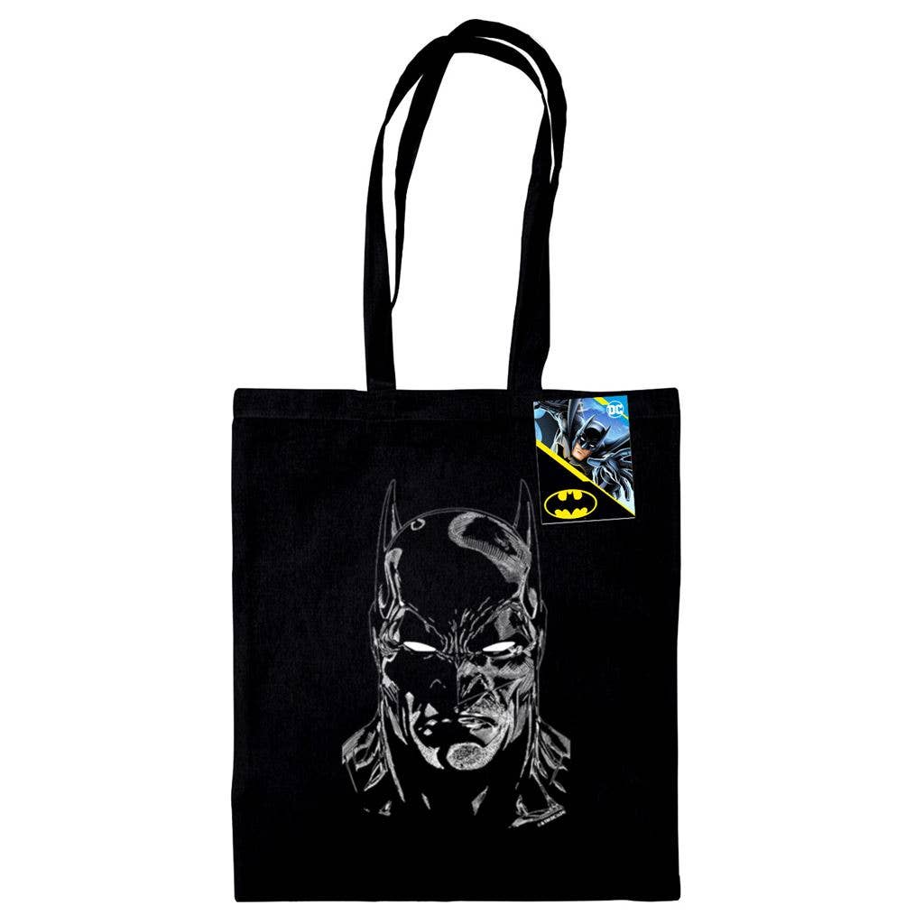 Pyramid International - Wholesale Tote Bag - Unisex - Batman (Face) Black Tote Bag0