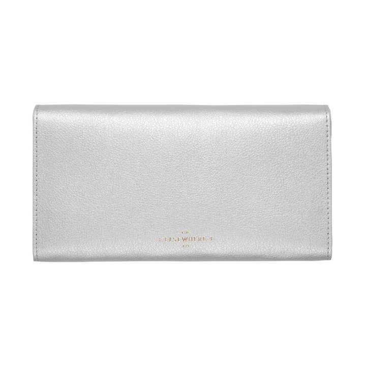 Recycled Læder Tegnebog - Faraway Silver for engroshandel hos The Elsewhere Co