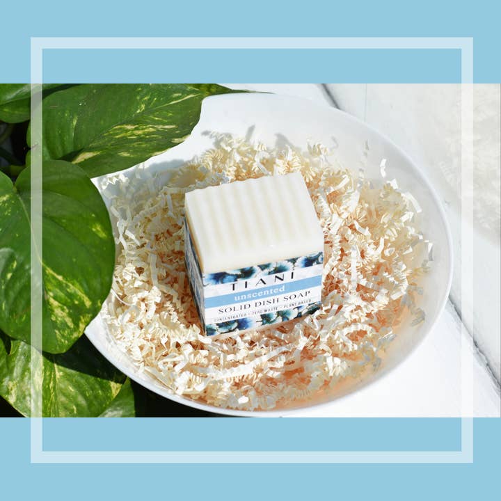 Savon à vaisselle solide : lavande anglaise pour la vente par Tiani Body Care