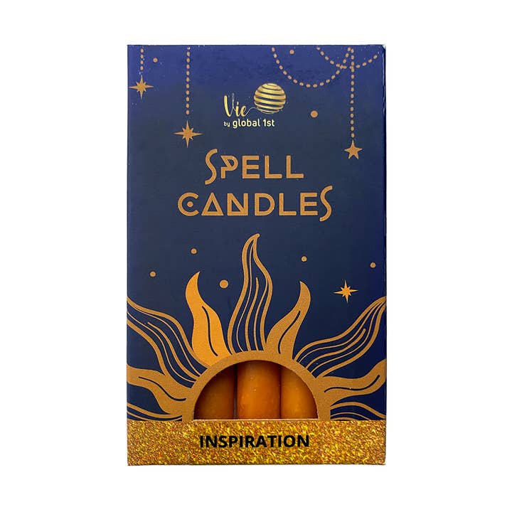 VIE - Vendita all'ingrosso Candele cilindriche/candelieri - Candele Spell, fatte a mano e inodore, confezione da 513