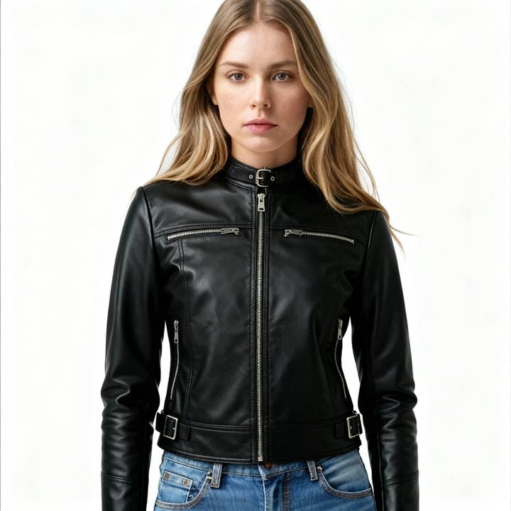 Helga Läderjacka GW001L för wholesale av Cenzoni Fashions