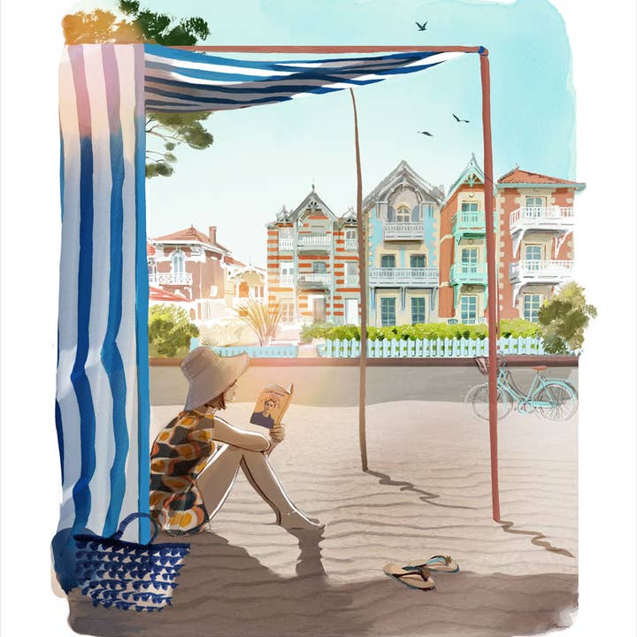 Impresión Fine Art - "Soulac-sur-mer" - S.Griotto para venta al por mayor de Atelier Contemporain