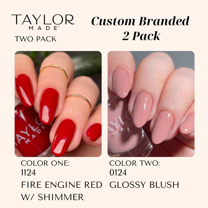 Taylor Made Polish - Vendita all'ingrosso Smalto per unghie - Smalto per unghie personalizzato: confezione da 2 a lunga tenuta + vegano + non tossico10