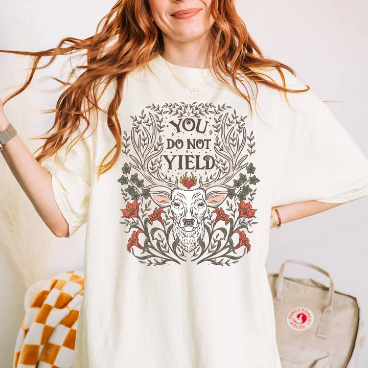 CrescentCatCo - Wholesale T-Shirt (Graphic) - Women's - You Do Not Yield Kingdom of Ash TOG T-Shirt | Officially Licensed SJM Merch2