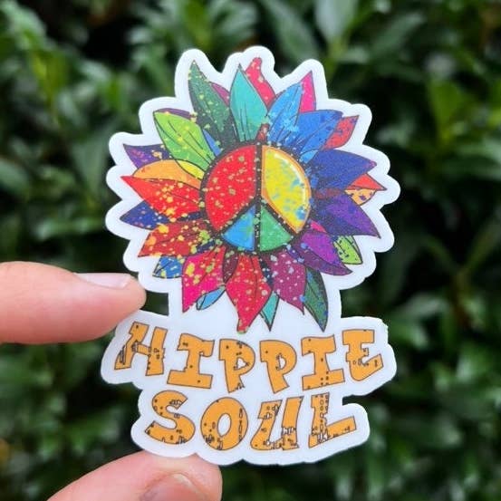 Autocolante Hippie Soul à prova de água por atacado de Sticker Mage