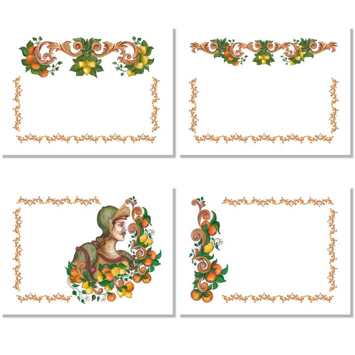 Set of 4 Placemats "Medoro" 100% Linen Made in Italy for wholesale by The Napking