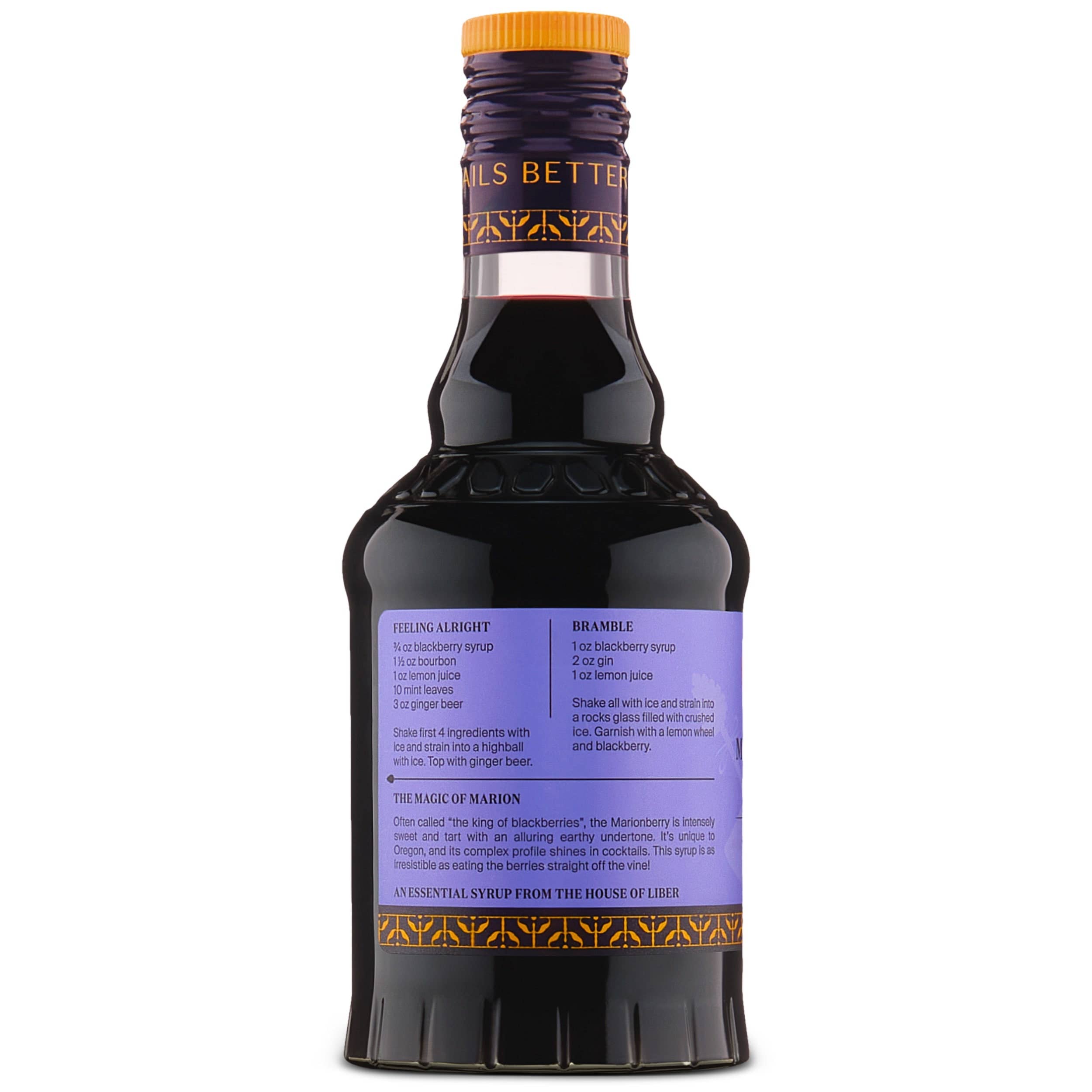 Liber & Co. - Wholesale Cocktail Mix/Syrup - Marion Blackberry Syrup5