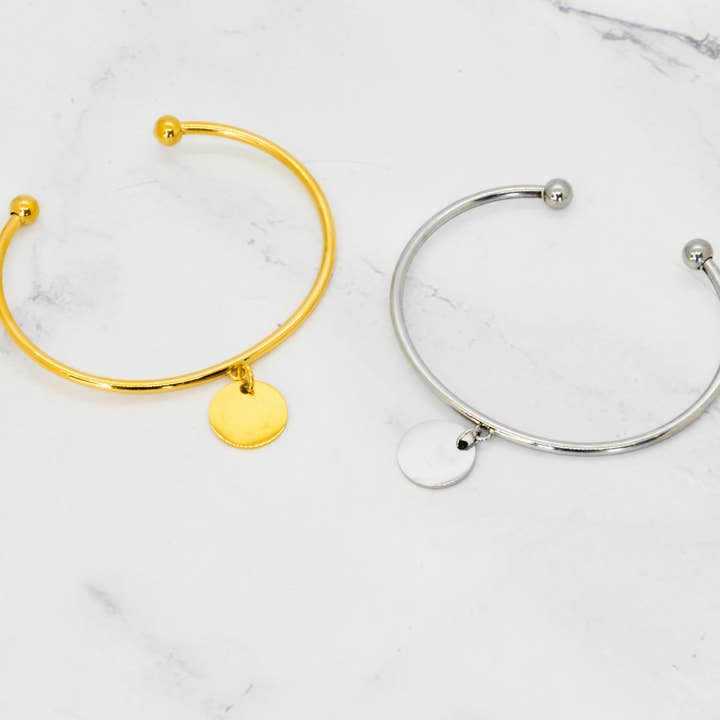 Kvast åben armbånd - 15mm for engroshandel hos Angiie