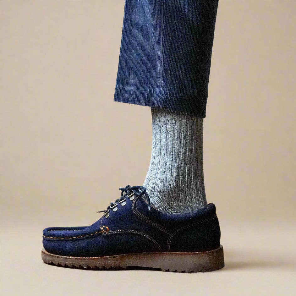 KLUE - Wholesale Socks - Unisex - KLUE Silk and Wool DUST STAR socks | Grey3