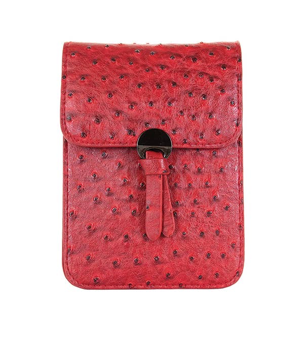 22 Tote - Wholesale Phone Wallet - Women's - Trendy Ostrich Cell Phone Bag7