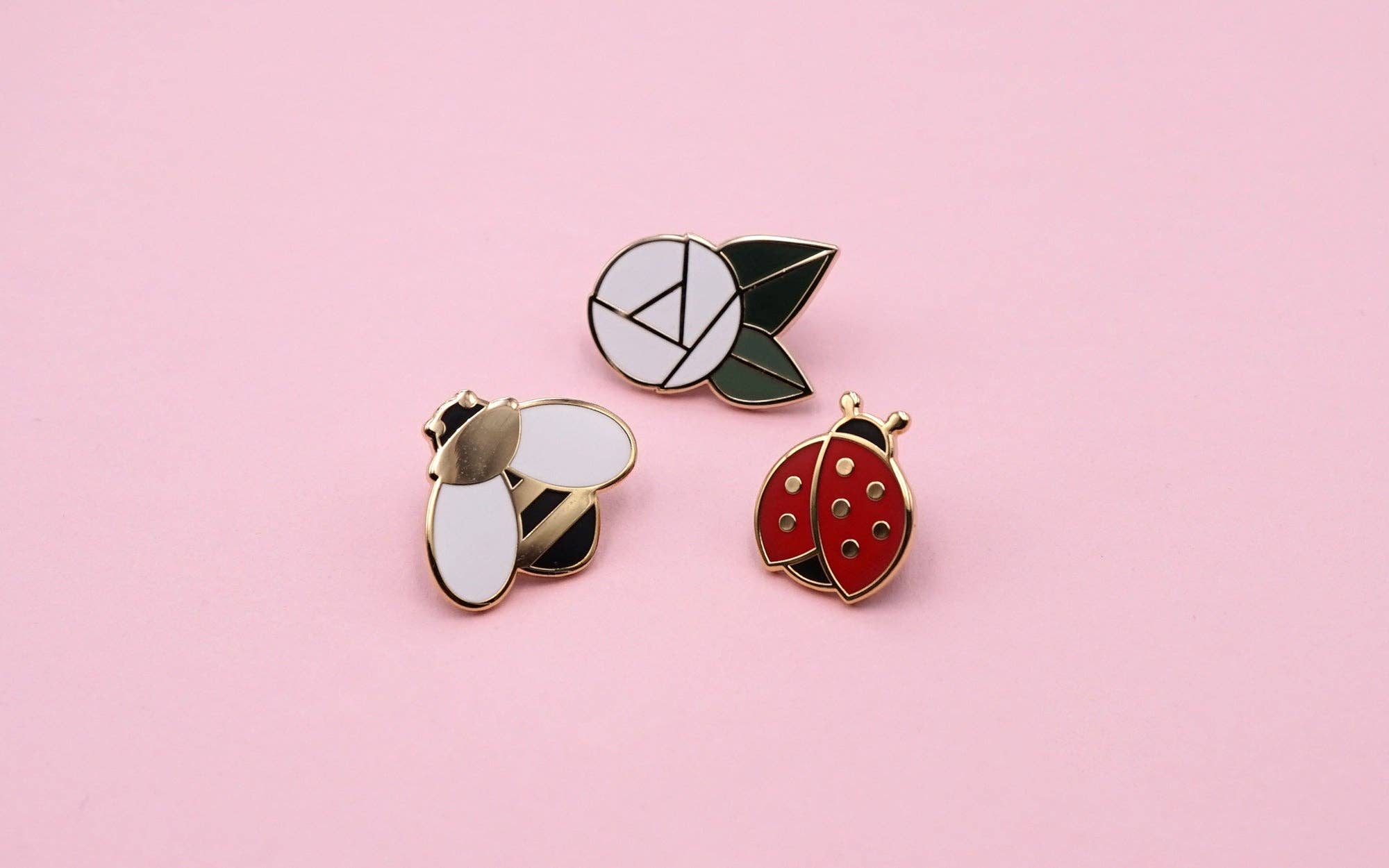 Kelly McMahon Design - Wholesale Lapel Pin/Button - Bee Mini Pin3