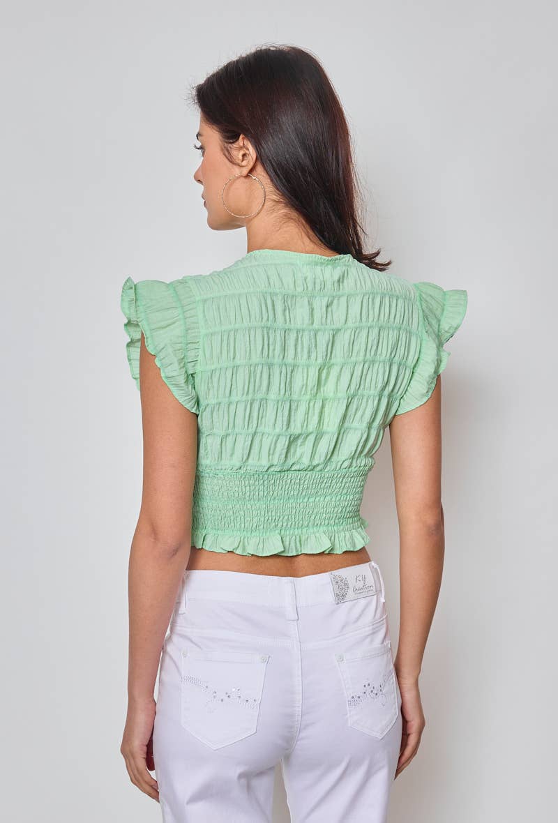 KY CREATION PARIS - Wholesale Blouse - Women's - Flared sleeve top14