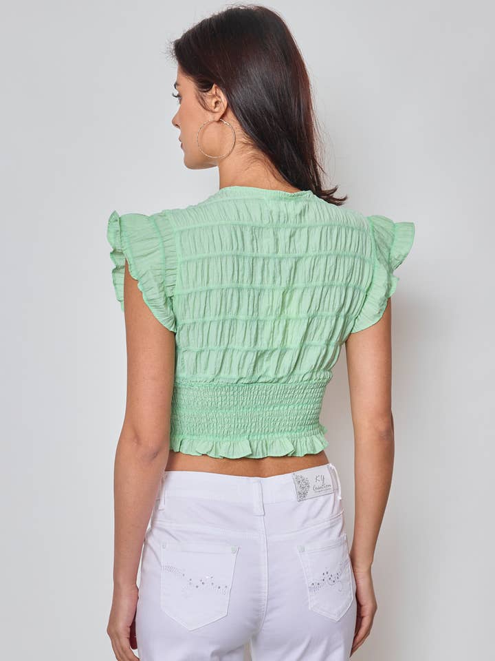 KY CREATION PARIS - Wholesale Blouse - Women's - Flared sleeve top14