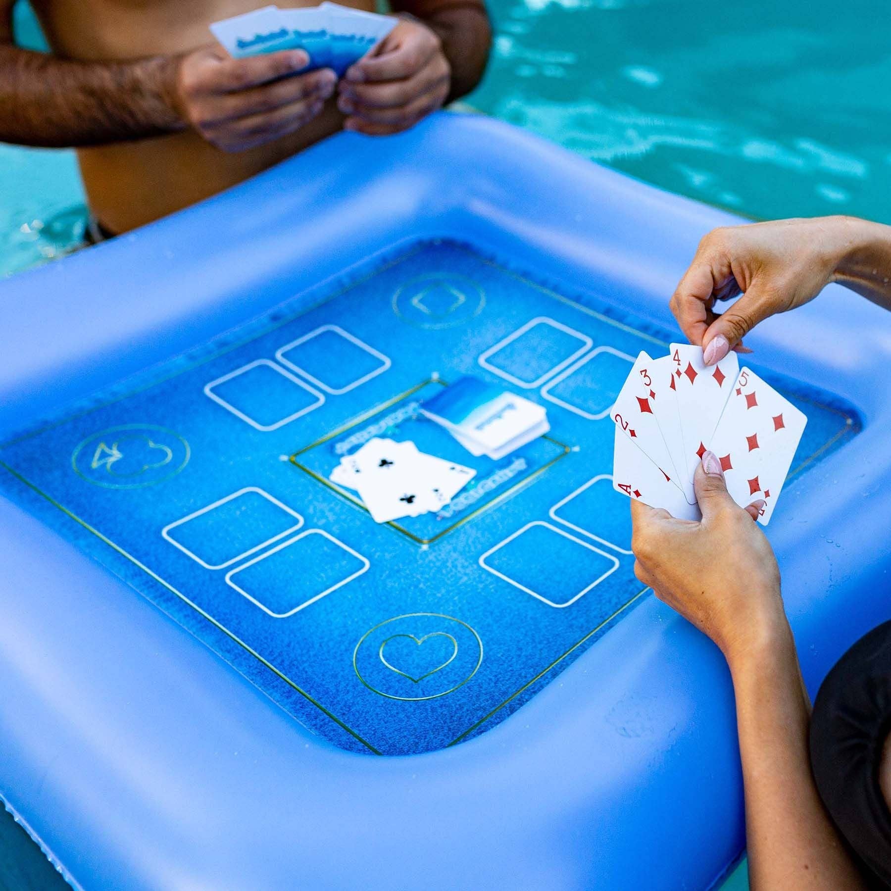 PoolCandy – wholesale Inflatables – Inflatable Game Table with Waterproof Playing Cards2