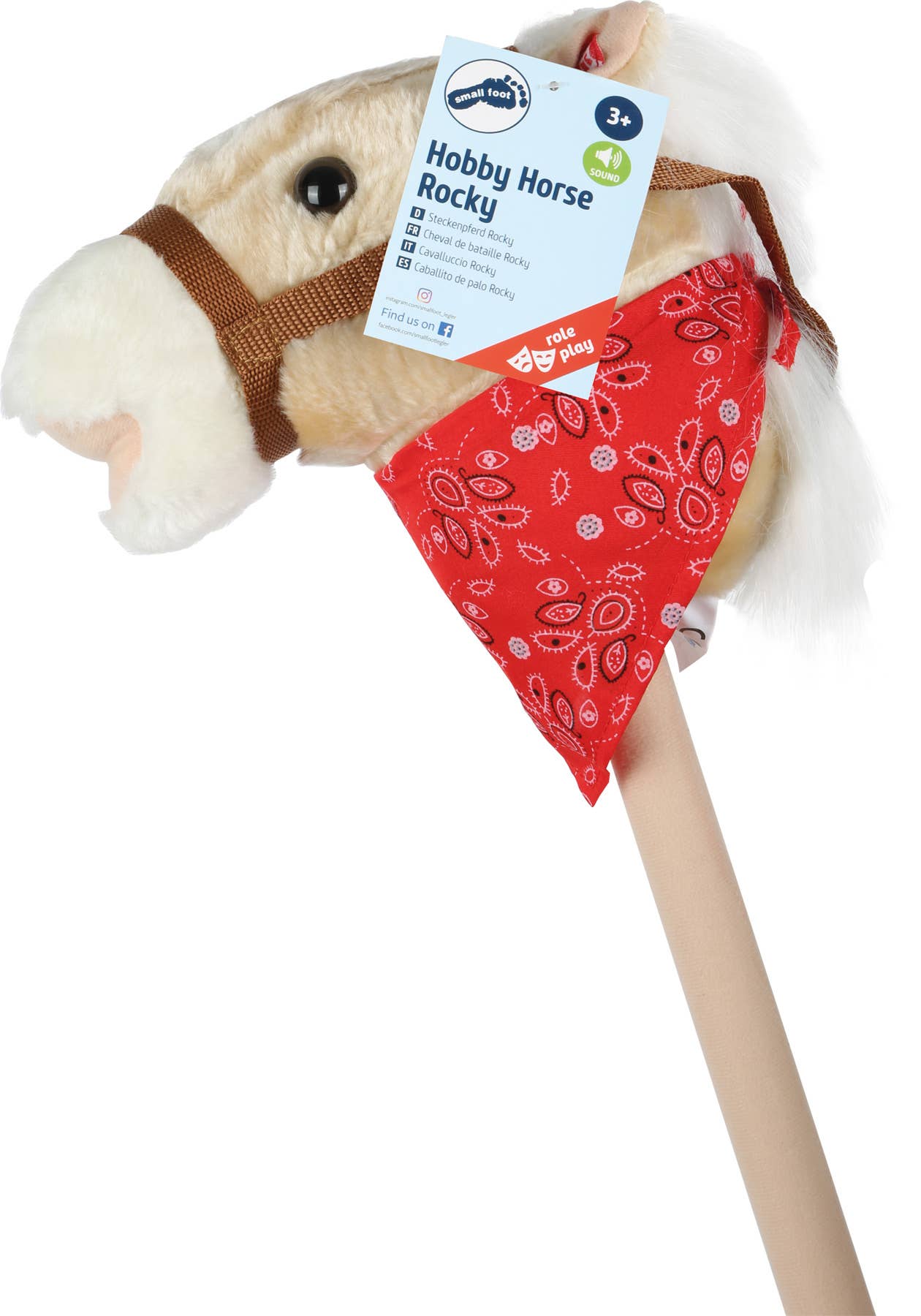 small foot - Wholesale Wood Toy - Kids - Hobby Horse "Rocky"2