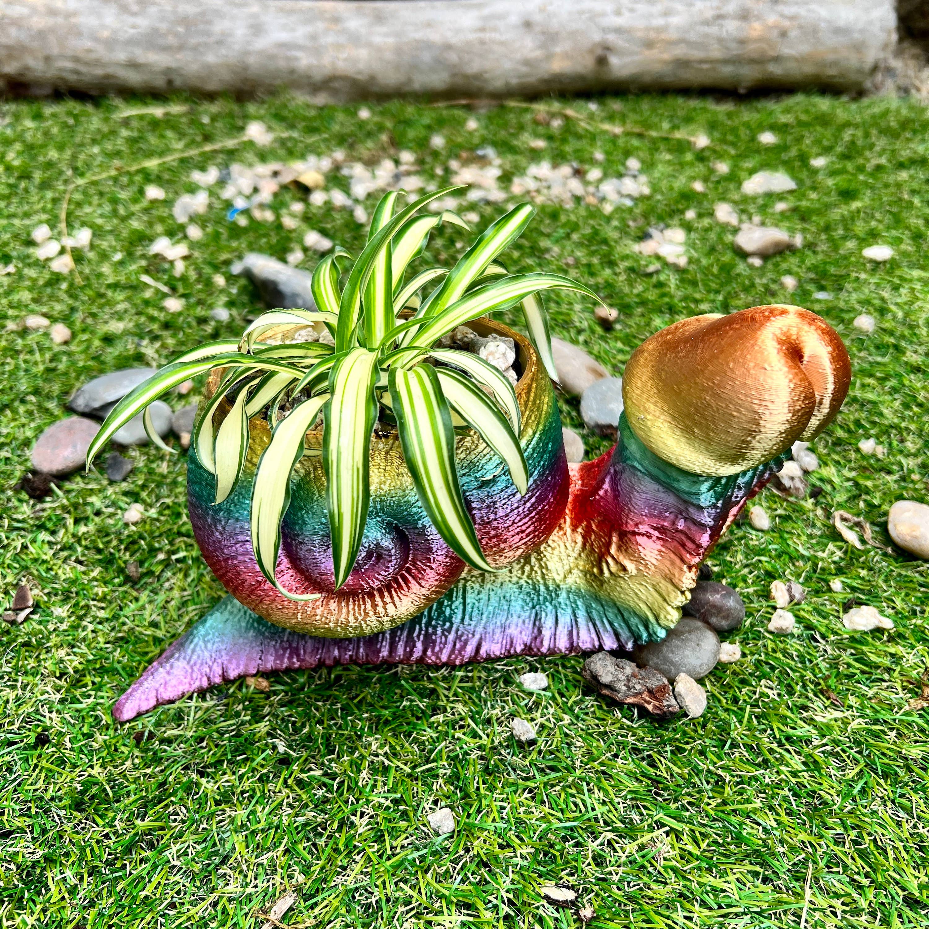 NumanPrints - Wholesale Gag gift/novelty gift - Snail Dick Planter Penis 3D Printed Tortoise Dickasaurus3